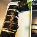 あやめﾁｬﾝ's cooksnap of when they made コストコのプルコギビーフで巻寿司.