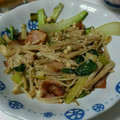 Mαru☆'s cooksnap of when they made 青梗菜とベーコンとエノキのごま油炒め☆.