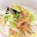 CHERRYSAKURA's cooksnap of when they made 簡単一品☆白菜・えのきワカメサラダ☆.
