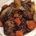 ぶーらんじぇAnne's cooksnap of when they made 揚げない☆甘酢あんかけ肉団子.