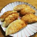 なゆ0912's cooksnap of when they made おさかなソーセージ＆コーン♡パリパリ餃子.