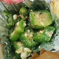 傘海月's cooksnap of when they made オクラの胡麻和え.