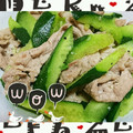 ♪さぉり♪'s cooksnap of when they made 豚ときゅうりの塩麹炒め.