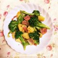 クックFQPJIN☆'s cooksnap of when they made ブロッコリーとジャガイモベーコン炒め.