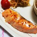クマ伍長's cooksnap of when they made 秋サーモン スイートチリロースト　秋鮭で.