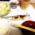 yyokotan's cooksnap of when they made サンマの塩焼き.