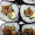 happykote's cooksnap of when they made 焼肉巻き寿司♡.