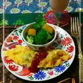 sakuraロゼット's cooksnap of when they made しめじ&チーズのふんわり♪オムレツ.