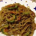 夕飯は６時です's cooksnap of when they made ピーマン嫌い◎ゴーヤー入りソース焼きそば.