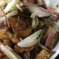 うーたす's cooksnap of when they made 大葉と茗荷で♪大人の和風ガーリックチキン.