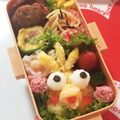 3chan。's cooksnap of when they made キャラ弁♡ポインコ弁当！簡単です☆.