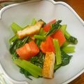 B子chan's cooksnap of when they made サッと1品！小松菜と野菜天のお浸し.