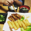 きたあき9602's cooksnap of when they made 厚揚げの豚肉巻き.