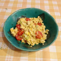 オレンジリング's cooksnap of when they made ミニトマトのふわふわ卵炒め◎しょうが風味.