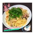 クックXNLEOJ☆'s cooksnap of when they made ノンオイルで大満足◎梅クリームパスタ.