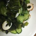 かのえ0001's cooksnap of when they made しらす•胡瓜•ワカメの酢の物.
