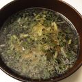 aminyon's cooksnap of when they made ＊蒸し鶏の茹で汁で＊簡単スープ＊.