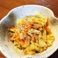 imoky's cooksnap of when they made 胡麻香る♪春キャベツと人参のツナ炒め.