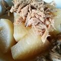 HaLu＊'s cooksnap of when they made ツナ大根☆ほっこり煮物♪.