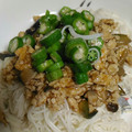 クックANLLO1☆'s cooksnap of when they made 茄子とオクラのジャージャーそうめん.