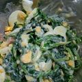 やす母's cooksnap of when they made ちぢみほうれん草のハムゆで卵サラダ.