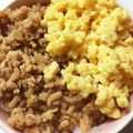 ＊Penelope＊'s cooksnap of when they made ズボラ！琺瑯保存容器で直接！鶏そぼろ♡.