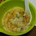 4double5's cooksnap of when they made レンジで簡単＊うどん茶碗蒸し＊離乳食.