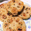 黒ごまavril's cooksnap of when they made れんこんのはさみ焼き・餃子風.