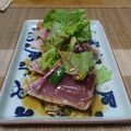 ダイナマイト漆黒's cooksnap of when they made ガリぽんで☆赤身魚たたきのカルパッチョ.