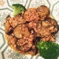ふわふわわん's cooksnap of when they made 【ご飯が進む】中華風茄子の鶏ミンチ餡掛け.