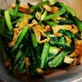 selyka's cooksnap of when they made フライパンde簡単小松菜と油揚げの煮浸し.