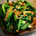 selyka's cooksnap of when they made フライパンde簡単小松菜と油揚げの煮浸し.