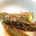 nonoue's cooksnap of when they made オクラのごま酢和え.