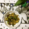 マラガの空's cooksnap of when they made 茄子とピーマン甘辛炒め*大葉まみれで～♬.
