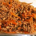 ★杏吉マミー★'s cooksnap of when they made お弁当に＊鶏そぼろのきんぴら炒め＊.