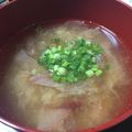 yurippii's cooksnap of when they made 簡単味噌汁★かちゅー湯.