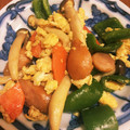 クックIWZ8WV☆'s cooksnap of when they made 野菜とウインナーの卵炒め.