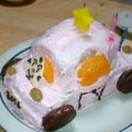 マメゆ's cooksnap of when they made アンパンマンと仲間たちの★くるまケーキ.