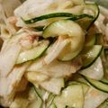 クックQWYTAD☆'s cooksnap of when they made ズッキーニと大根の梅マヨサラダ.