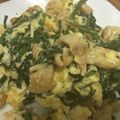 tayuko310's cooksnap of when they made 皮ちゃん入りニラ玉.