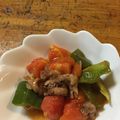 春巻きママ's cooksnap of when they made ピーマンとトマトの豚コマ炒め.