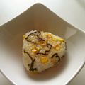 野菜のはたけ's cooksnap of when they made 塩昆布とコーンのバター焼きおにぎり.