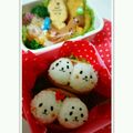 ぴーぱっぽ's cooksnap of when they made シロタンのお稲荷さん（キャラ弁）.