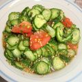 あ～ずん's cooksnap of when they made 夏に簡単☆きゅうりとトマトの青じそマリネ.