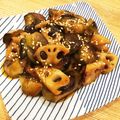 レイレイコ's cooksnap of when they made 簡単☆なすとレンコン中華炒め.