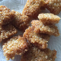akubing's cooksnap of when they made 冷凍ご飯のおこげ風おかき♪.