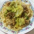 クックV6SBUS☆'s cooksnap of when they made 屋台のソース焼きそば(カレー風味).