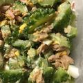 まろちゃん♥︎ぽぽ's cooksnap of when they made 簡単☆ゴーヤとカニカマのマヨタマサラダ.