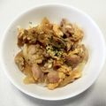 クック72ZJO6☆'s cooksnap of when they made 触感を楽しんでください！エリンギ親子丼。.
