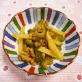 pitachan1's cooksnap of when they made ゴーヤとじゃがいものカレー醤油炒め.